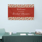 Wilde Rose Floral Petals Garden Affair Wedding Banner (Messeveranstaltung)