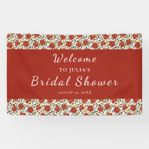 Wilde Rose Floral Petals Garden Affair Wedding Banner