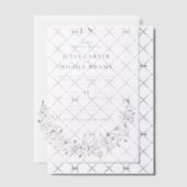 Wilde Rose Floral Petals Garden Affair Wedding Pergament Einladungen (Versetzt (Einladung))