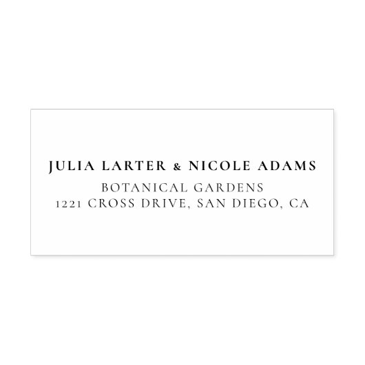 Wilde Rose Floral Petals Garden Affair Wedding Permastempel (Design)