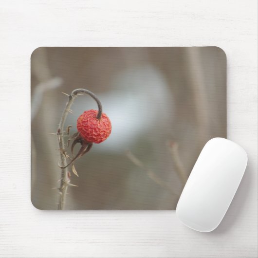 Wilde Rose Frucht Mousepad (Mit Mouse)