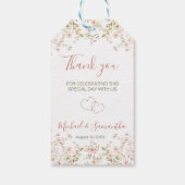 Wilde Rose Geschenkanhänger (Rückseite)