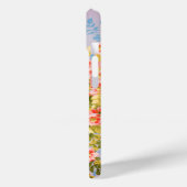 WILDE ROSE , GRÜNE BLÄTTER , FLIEGENDE GEBURTE IN  Case-Mate iPhone HÜLLE (Rückseite / Links)