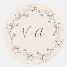 Wilde Rose Hochzeitsticker