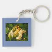 Wilde Rose Honeysuckle Schlüsselanhänger (Rückseite)