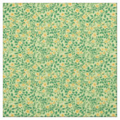 Wilde Rose in Gelb und Grün Stoff (Muster)
