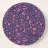 Wilde Rose in Rosa und lila Getränkeuntersetzer (Vorne)