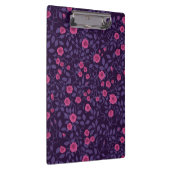 Wilde Rose in Rosa und lila Klemmbrett (Rechts)