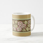 Wilde Rose Kaffee Tasse (VorderseiteRechts)