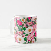Wilde Rose Kaffeetasse (Vorderseite Links)