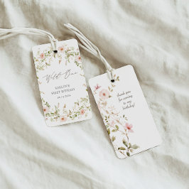 Wilde Rose Kinder zum ersten Geburtstag Geschenkanhänger