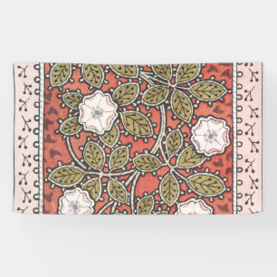Wilde Rose Kunst Illustration Blume Vintag Banner