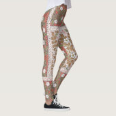 Wilde Rose Kunst Illustration Blume Vintag Leggings (Rechts)