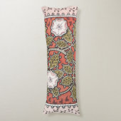 Wilde Rose Kunst Illustration Blume Vintag Seitenschläferkissen (Vorderseite Vertikal)