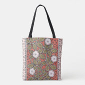 Wilde Rose Kunst Illustration Blume Vintag Tasche (Rückseite)