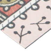 Wilde Rose Kunst Illustration Blume Vintag Tischdecke (Schrägansicht)