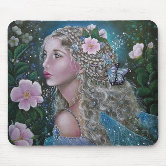 Wilde Rose Mäusepads Mousepad (Vorne)