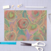 Wilde Rose mehrfarbig Seidenpapier (Handwerk)