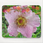 Wilde Rose Mousepad (Vorne)