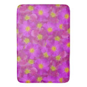 Wilde Rose Nahtloses Muster Badematte (Vorderseite Vertikal)