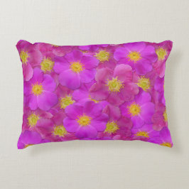 Wilde Rose Nahtloses Muster Dekokissen