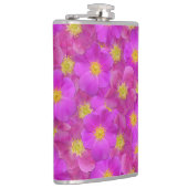 Wilde Rose Nahtloses Muster Flachmann (Rechts)