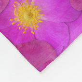 Wilde Rose Nahtloses Muster Fleecedecke (Ecke)