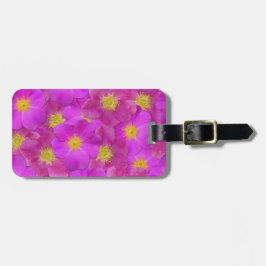 Wilde Rose Nahtloses Muster Gepäckanhänger