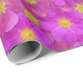 Wilde Rose Nahtloses Muster Geschenkpapier (Rolleneckpunkt)