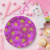 Wilde Rose Nahtloses Muster Pappteller (Party)