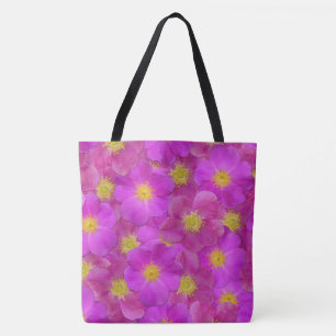 Wilde Rose Nahtloses Muster Tasche