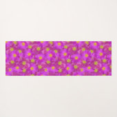 Wilde Rose Nahtloses Muster Yogamatte (Rückseite (Horizontal))