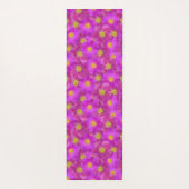 Wilde Rose Nahtloses Muster Yogamatte (Rückseite)