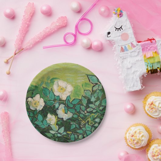 Wilde Rose Pappteller (Party)