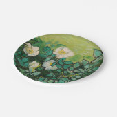 Wilde Rose Pappteller (Schrägansicht)