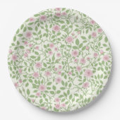 Wilde Rose Pappteller (Vorderseite)