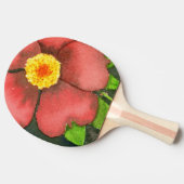 "Wilde Rose" Ping Pong Paddle Tischtennis Schläger (Seitenansicht)