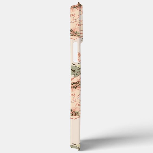 Wilde Rose Pink Case-Mate iPhone Case (Rückseite / Rechts)