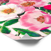 Wilde Rose Poster (Ecke)