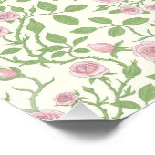 Wilde Rose Poster (Ecke)