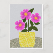 Wilde Rose Postkarte (Vorderseite)