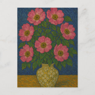 Wilde Rose Postkarte