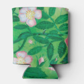 Wilde Rose Rosa Canina blühend Dosenkühler (Rückseite)