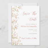 Wilde Rose Save The Date (Vorderseite)