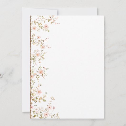 Wilde Rose Save The Date (Rückseite)