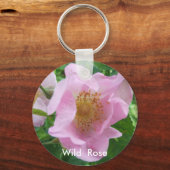 Wilde Rose Schlüsselanhänger (Vorderseite)