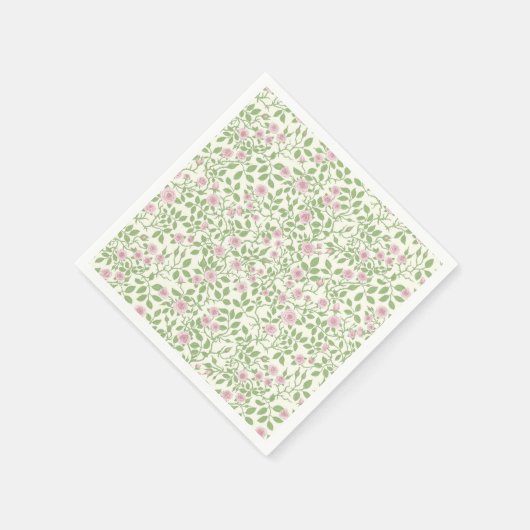 Wilde Rose Serviette (Ecke)