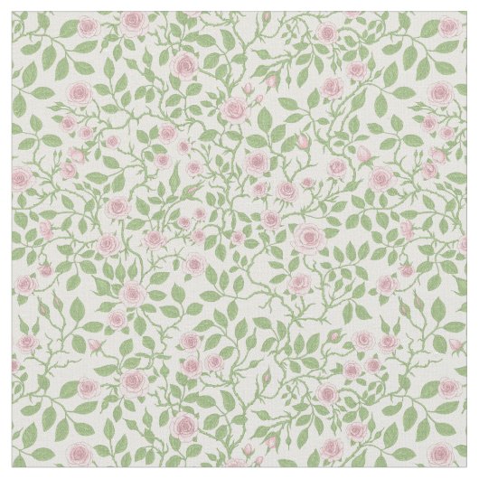 Wilde Rose Stoff (Nahaufnahme)