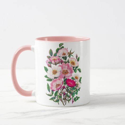 Wilde Rose Tasse (Links)