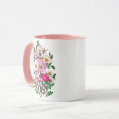 Wilde Rose Tasse (Vorderseite Links)